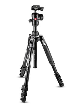 Manfrotto MKBFRLA4BK-BH treppiede 3 gamba/gambe Nero, Argento