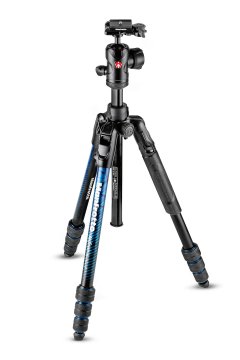 Manfrotto MKBFRTA4BL-BH treppiede Fotocamere digitali/film 3 gamba/gambe Nero, Blu