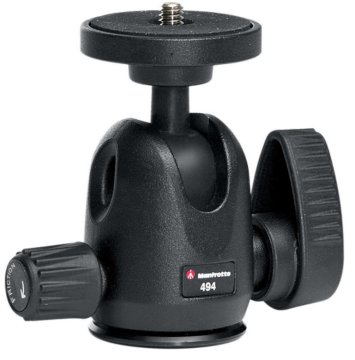 Manfrotto MH494-BH testa per treppiede Nero Alluminio 1/4" Palla (forma)