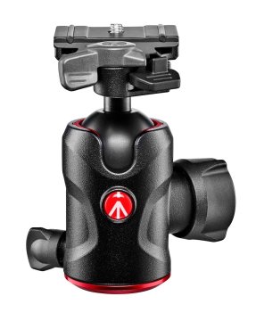 Manfrotto MH496-BH testa per treppiede Nero Alluminio 1/4" Palla (forma)