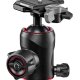 Manfrotto MH496-BH testa per treppiede Nero Alluminio 1/4