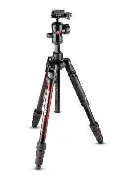 Manfrotto MKBFRTA4RD-BH treppiede Fotocamere digitali/film 3 gamba/gambe Nero