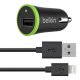 Belkin F8J121BT04-BLK Caricabatterie per dispositivi mobili Telefono cellulare, MP3, Tablet Nero, Verde Accendisigari Auto 2