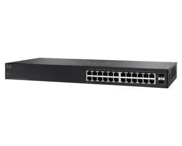 Cisco Small Business SG110-24 Non gestito L2 Gigabit Ethernet (10/100/1000) 1U Nero