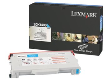 Lexmark 20K1400 cartuccia toner 1 pz Originale Ciano