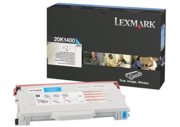 Lexmark 20K1400 cartuccia toner 1 pz Originale Ciano