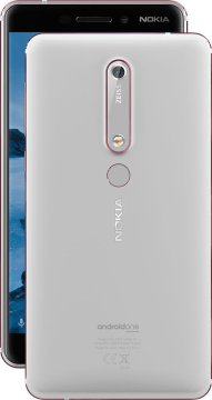 Nokia 6.1 14 cm (5.5") Doppia SIM 4G USB tipo-C 32 GB 3000 mAh Rame, Bianco