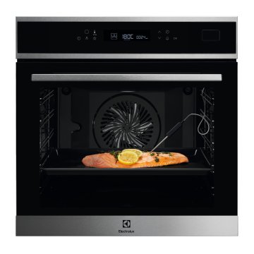 Electrolux EOB7S01X 70 L Nero, Acciaio inox