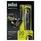 Braun Regolabarba BT3021, Rasoio Barba Elettrico E Tagliacapelli – Nero/Verde Elettrico 5