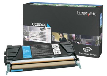 Lexmark C5200CS cartuccia toner 1 pz Originale Ciano