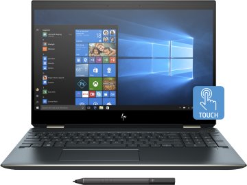 HP Spectre x360 15-df0999nl Intel® Core™ i7 i7-8565U Ibrido (2 in 1) 39,6 cm (15.6") Touch screen 4K Ultra HD 16 GB DDR4-SDRAM 1 TB SSD NVIDIA® GeForce® MX150 Wi-Fi 5 (802.11ac) Windows 10 Home Grigio