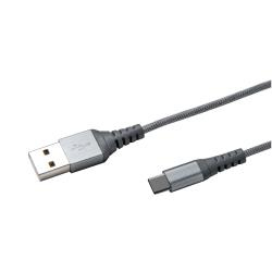 Celly USBTYPECNYLSV cavo USB 1 m USB A USB C Argento