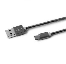 Celly USBTYPECSNAKEDS cavo USB USB 2.0 1 m USB A USB C Nero