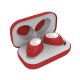 Celly Bh Twins Air Auricolare Wireless In-ear Musica e Chiamate Bluetooth Rosso 3