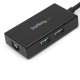 StarTech.com Adattatore USB 3.0 a Ethernet Gigabit con Hub USB a 2 porte incorporato 4