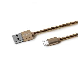 Celly USBMICROSNAKEGD cavo USB USB 2.0 USB A Micro-USB A Oro