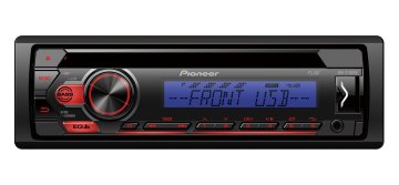 Pioneer DEH-S110UBB Nero, Rosso 200 W