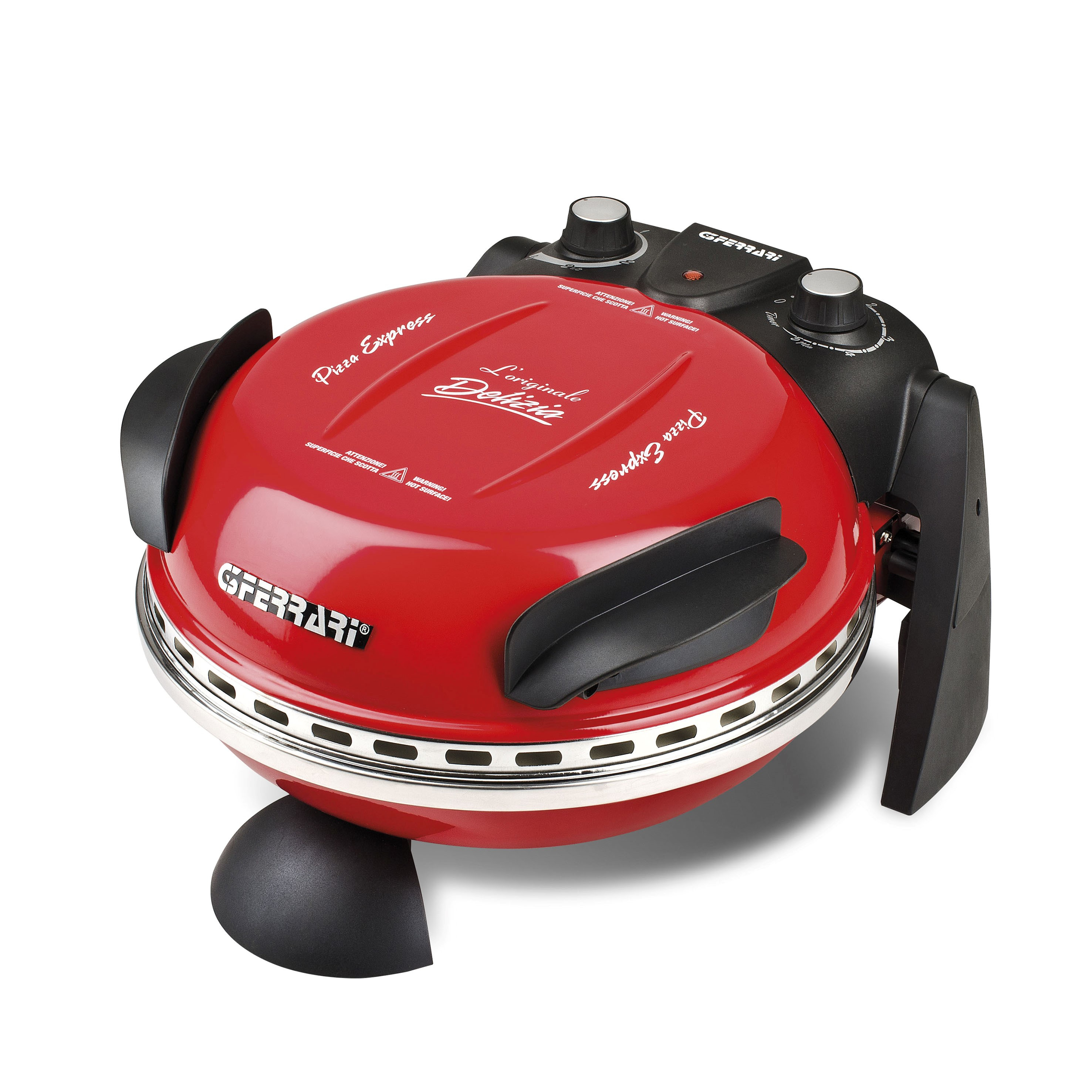 G1000602 - G3 Ferrari Delizia macchina e forno per pizza 1 pizza(e) 1200 W  Rosso - Fornetti elettrici - Cottura cibi - Negozi Elettronica Roma -  Radionovelli