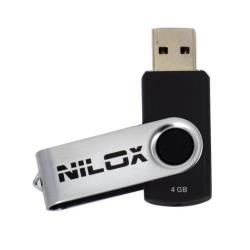 Nilox 4GB USB 2.0 unità flash USB USB tipo A Nero