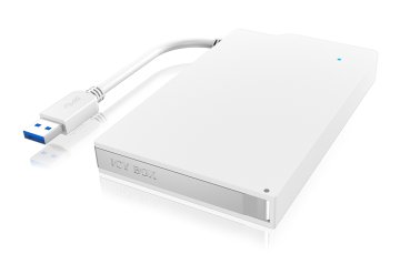 ICY BOX IB-AC606-U3 Box esterno HDD/SSD Bianco 2.5"