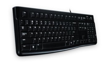 Logitech K120 Corded Keyboard tastiera USB QWERTZ Tedesco Nero