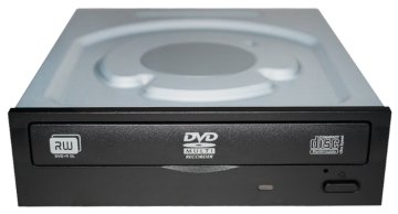 Lite-On iHAS122 lettore di disco ottico Interno DVD±RW Nero, Acciaio inossidabile