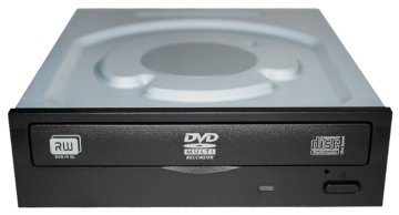 Lite-On iHAS122 lettore di disco ottico Interno DVD±RW Nero, Acciaio inox