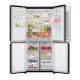 LG InstaView GMX844MCKV frigorifero side-by-side Libera installazione 423 L F Nero 11