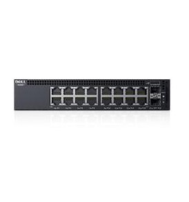DELL X-Series X1018P Gestito L2+ Gigabit Ethernet (10/100/1000) Supporto Power over Ethernet (PoE) 1U Nero