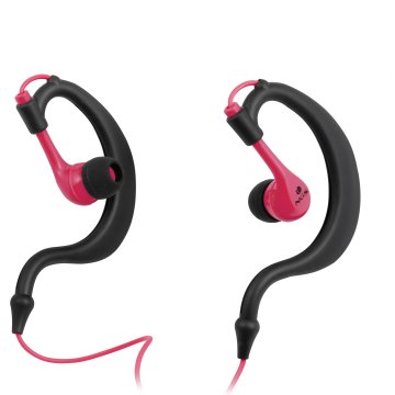 NGS Triton Cuffie Cablato A clip Sport Nero, Rosa