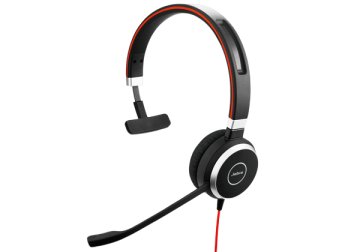 Jabra Evolve 40 UC Mono Auricolare Cablato A Padiglione Ufficio USB Type-C / USB Type-A Nero