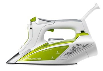 Rowenta DW9210 ferro da stiro Ferro da stiro a secco e a vapore Piastra Microsteam 400 3De 2600 W Verde, Bianco