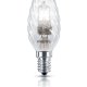 Philips Classic alogeno 42 W (55 W) E14 cap Warm white Halogen twisted candle bulb 2