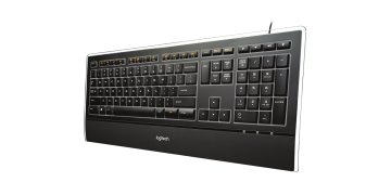 Logitech 920-005694 tastiera Ufficio USB QWERTY Inglese Nero