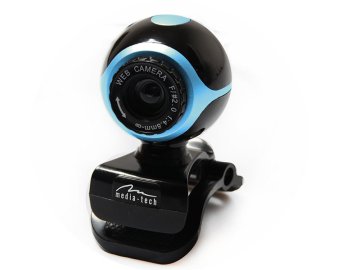 Media-Tech LOOK II MT4047 webcam 640 x 480 Pixel USB 2.0 Nero, Blu