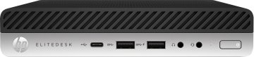 HP EliteDesk Desktop 800 Mini 65W G3 Intel® Core™ i5 i5-7500 8 GB DDR4-SDRAM 256 GB SSD Windows 10 Pro Mini PC Nero, Argento