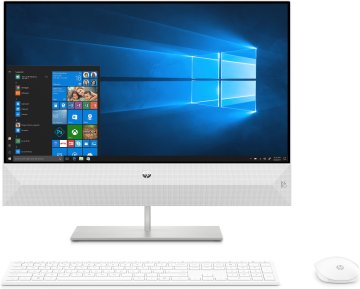 HP Pavilion 24-xa0001nl Intel® Core™ i5 i5-8400T 60,5 cm (23.8") 1920 x 1080 Pixel PC All-in-one 8 GB DDR4-SDRAM 1 TB HDD Windows 10 Home Wi-Fi 5 (802.11ac) Bianco