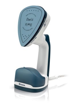 Ariete 6246 Duetto Garment Iron - Stiratrice Verticale e Ferro da Stiro con piastra in Ceramica antiaderente - 1000 Watt - Bianco e Blu