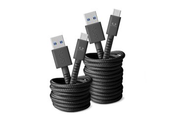 Fresh 'n Rebel Fabriq cavo USB USB 3.2 Gen 1 (3.1 Gen 1) 3 m USB A USB C Nero