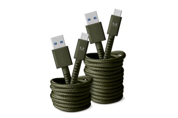 Fresh 'n Rebel Fabriq cavo USB USB 3.2 Gen 1 (3.1 Gen 1) 3 m USB A USB C Verde