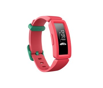 Fitbit Ace 2 OLED Braccialetto per rilevamento di attività Verde, Rosso