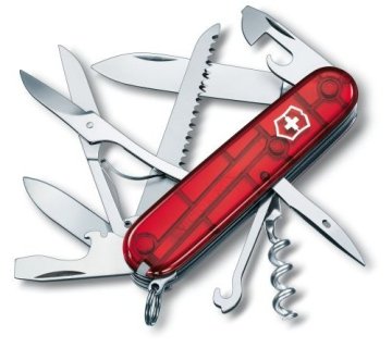 Victorinox Huntsman Coltello multiuso Rosso, Acciaio inox