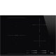 Smeg Universal SI1M7743B piano cottura Nero Da incasso 70 cm Piano cottura a induzione 4 Fornello(i) 2
