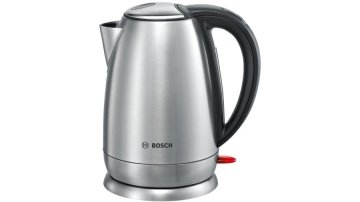 Bosch TWK78A01 bollitore elettrico 1,7 L 2200 W Nero, Stainless steel