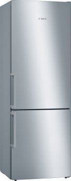 Bosch Serie 4 KGE49KL4P frigorifero con congelatore Libera installazione 413 L Acciaio inox