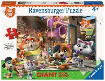 Ravensburger 44 Gatti - Puzzle 60 pezzi giant