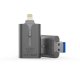 PNY Duo-Link 3.0 unità flash USB 64 GB USB Type-A / Lightning 3.2 Gen 1 (3.1 Gen 1) Grigio 3