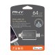 PNY Duo-Link 3.0 unità flash USB 64 GB USB Type-A / Lightning 3.2 Gen 1 (3.1 Gen 1) Grigio 5