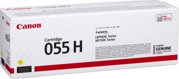 Canon 055H cartuccia toner 1 pz Originale Giallo