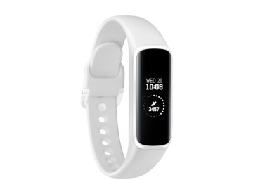 Samsung SM-R375 PMOLED Braccialetto per rilevamento di attività 1,88 cm (0.74") Nero, Bianco